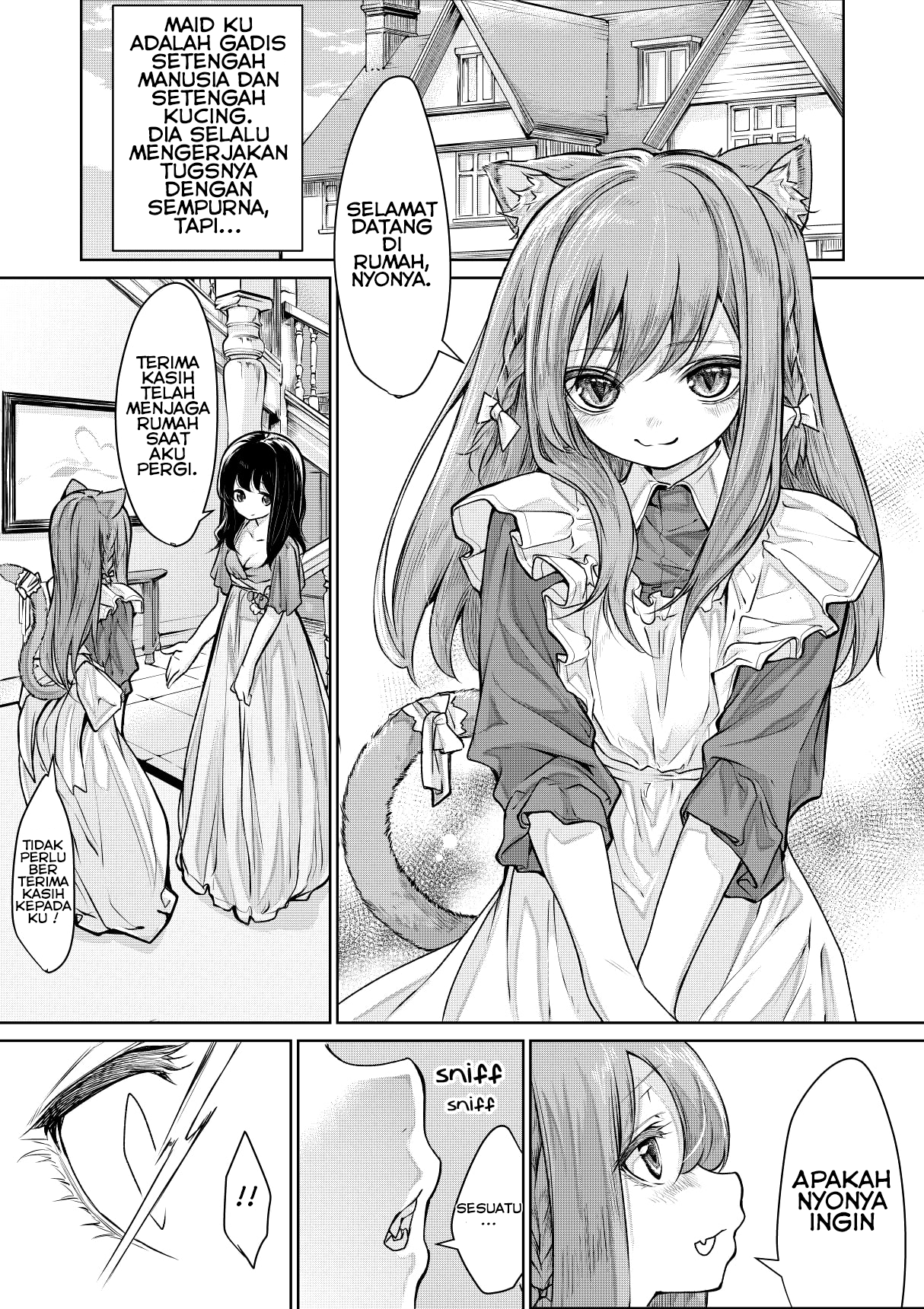 Cat Maid and Mistress Chapter 4 - halaman 1