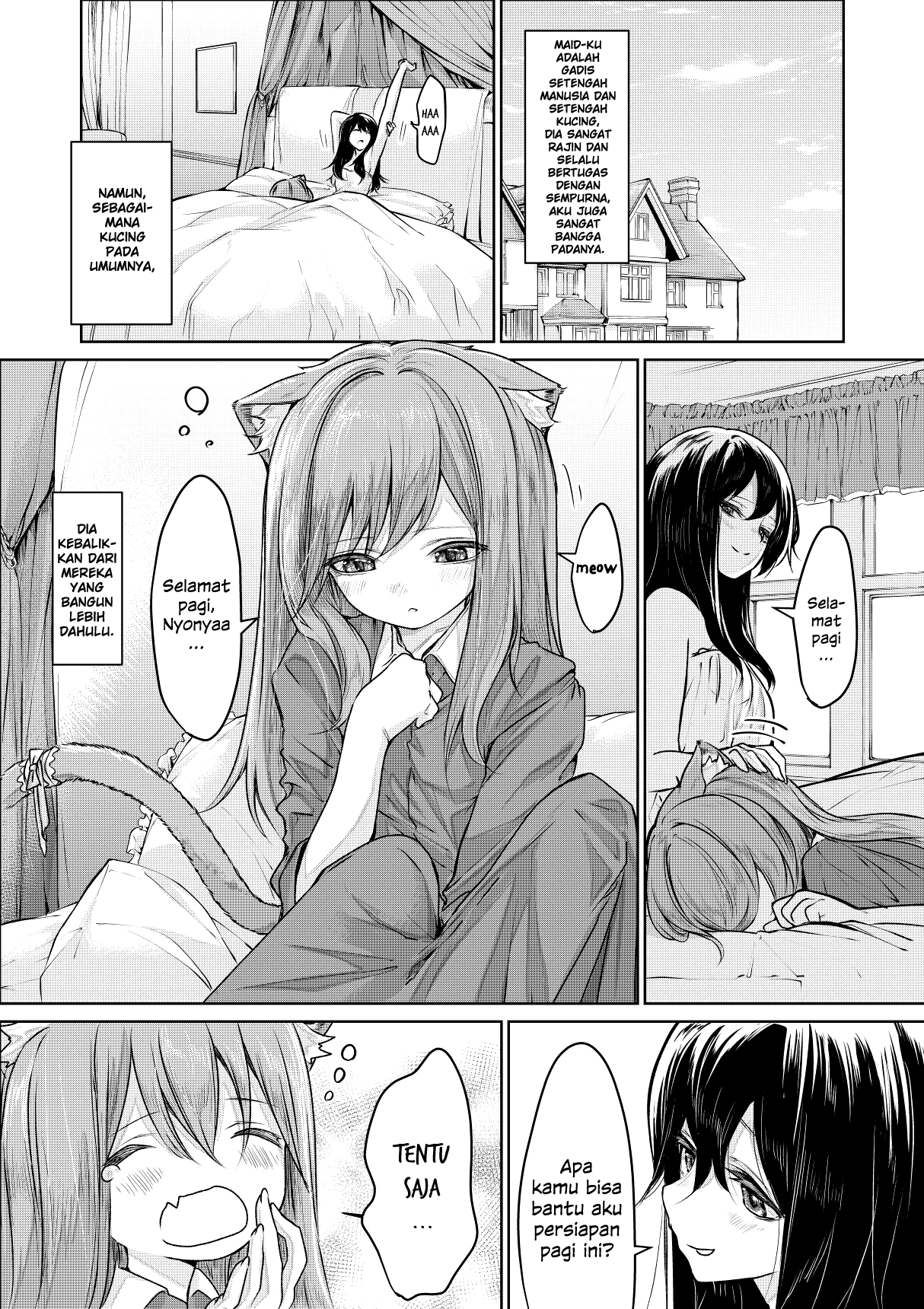 Cat Maid and Mistress Chapter 9 - halaman 1