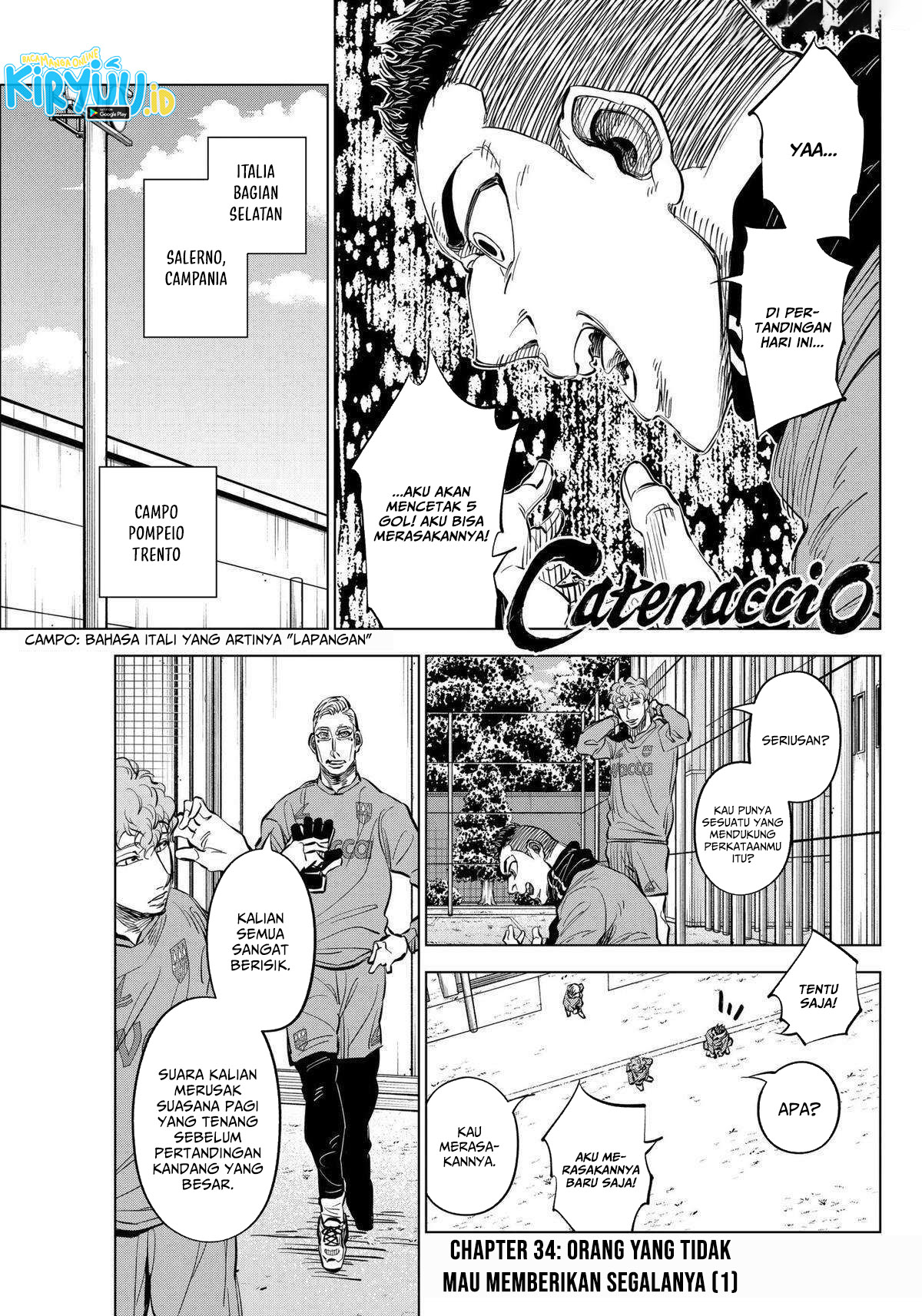 Catenaccio Chapter 34 - halaman 2