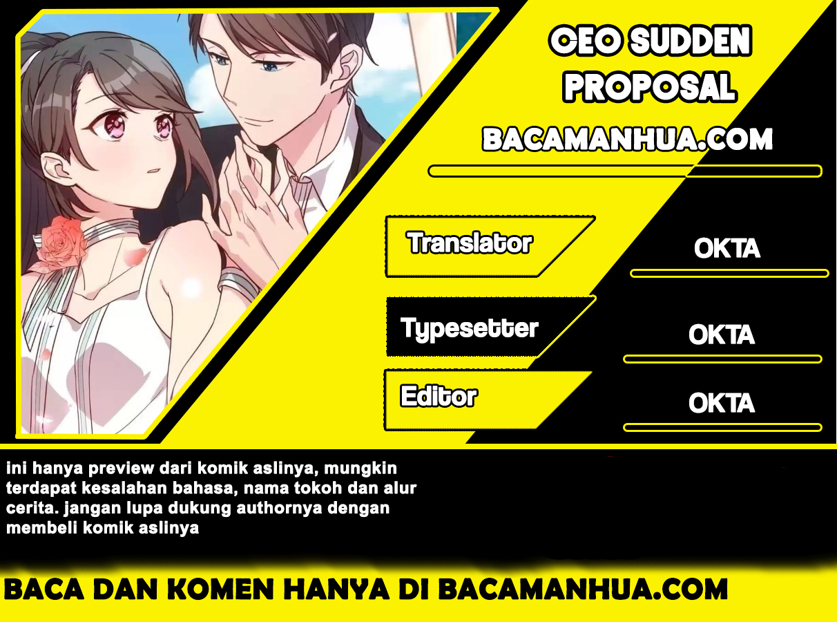 CEO’s Sudden Proposal Chapter 16 - halaman 1