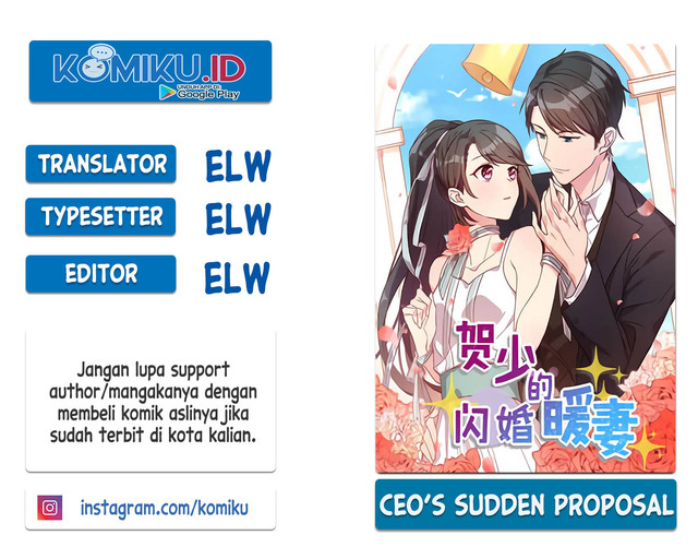 CEO’s Sudden Proposal Chapter 341 - halaman 1