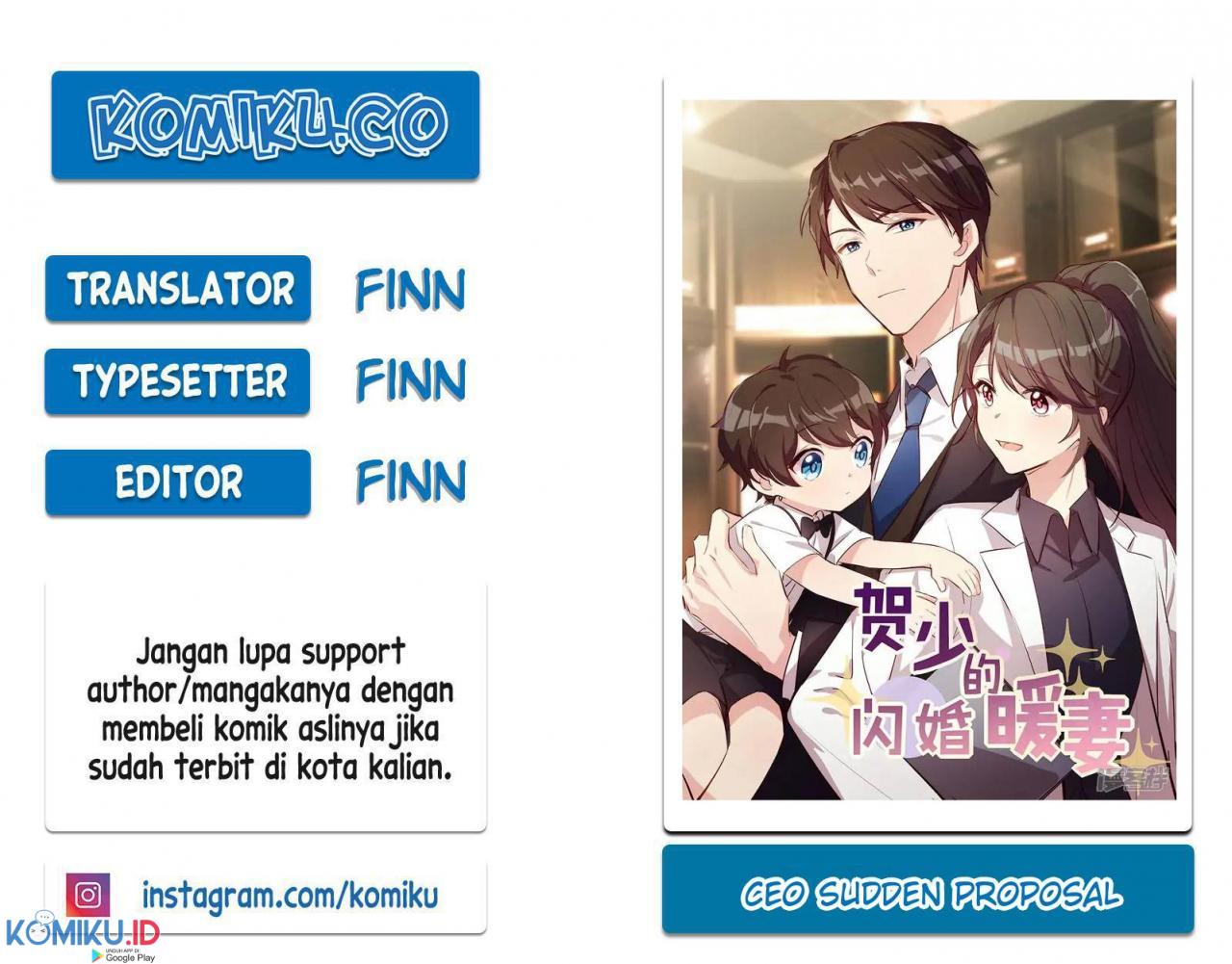 CEO’s Sudden Proposal Chapter 37 - halaman 1
