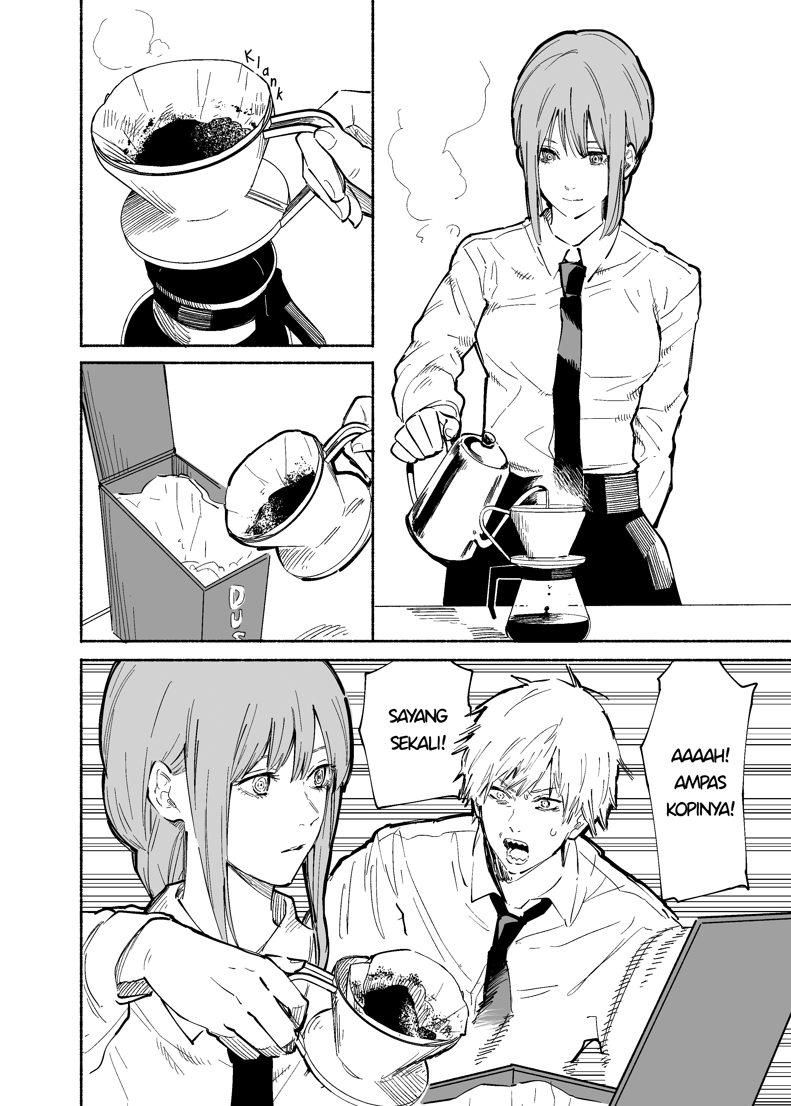 Chainsaw Man - Coffee with Makima-san (Doujinshi) Chapter 0 - halaman 1