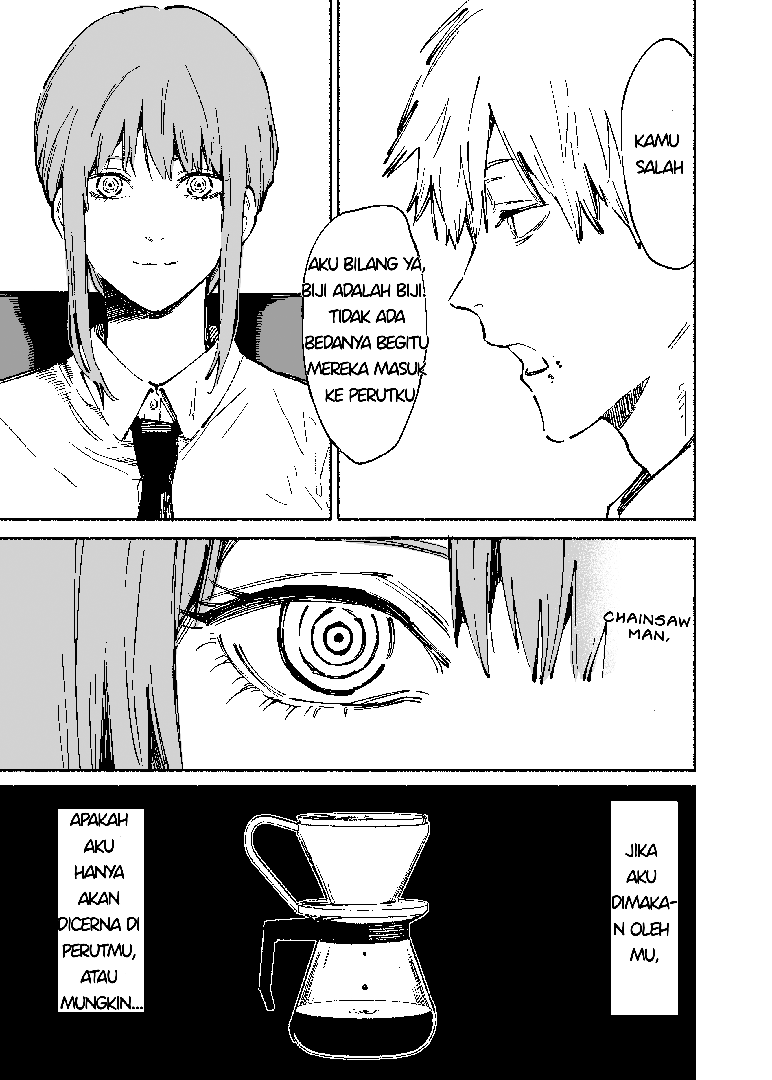 Chainsaw Man - Coffee with Makima-san (Doujinshi) Chapter 0 - halaman 4