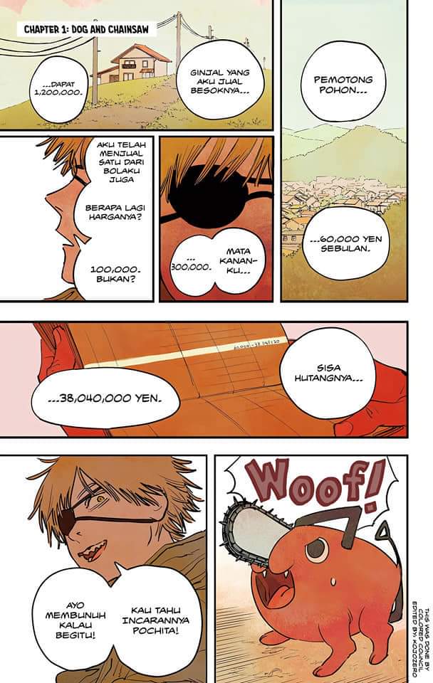 Chainsaw Man (Official Colored) Chapter 1 - halaman 4
