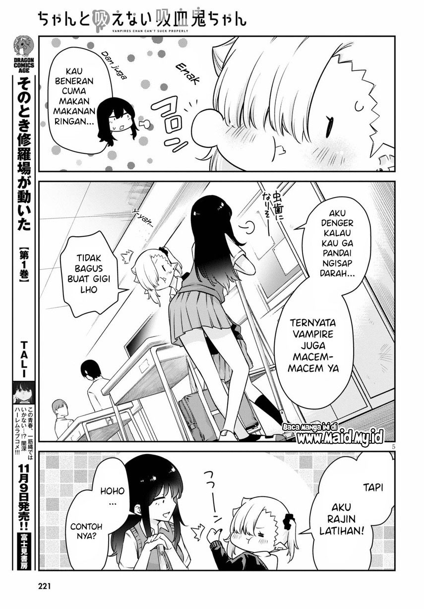 Chanto Suenai Kyuuketsuki-chan Chapter 11 - halaman 8