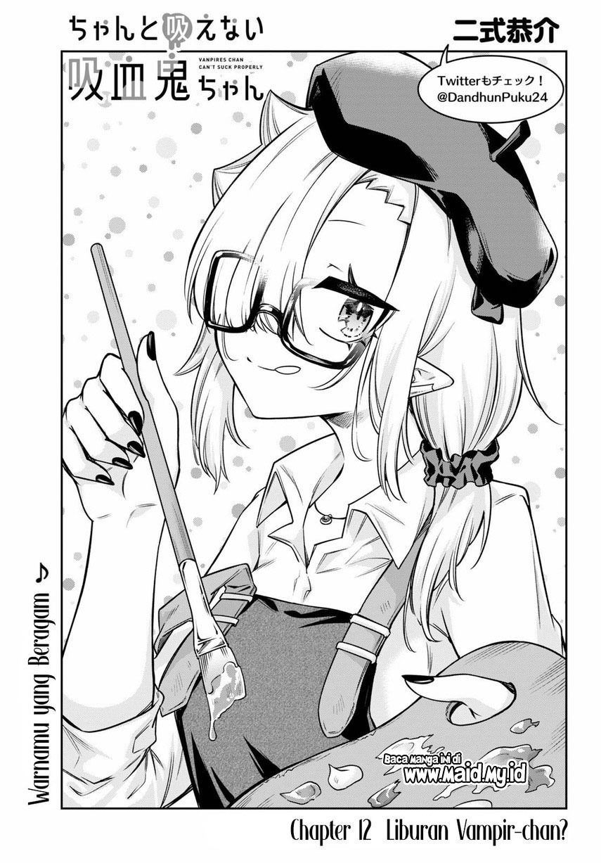 Chanto Suenai Kyuuketsuki-chan Chapter 12 - halaman 3