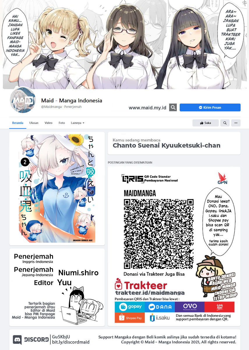Chanto Suenai Kyuuketsuki-chan Chapter 13 - halaman 2