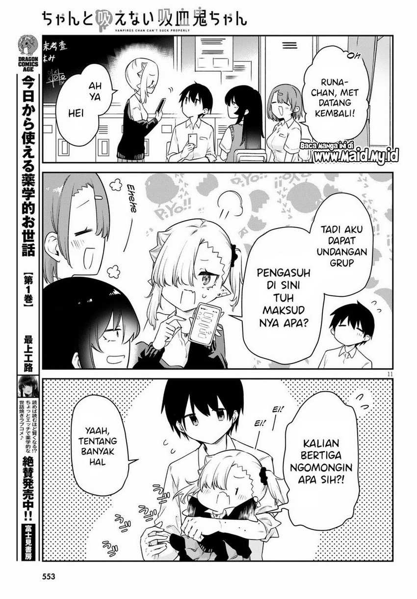 Chanto Suenai Kyuuketsuki-chan Chapter 15 - halaman 13