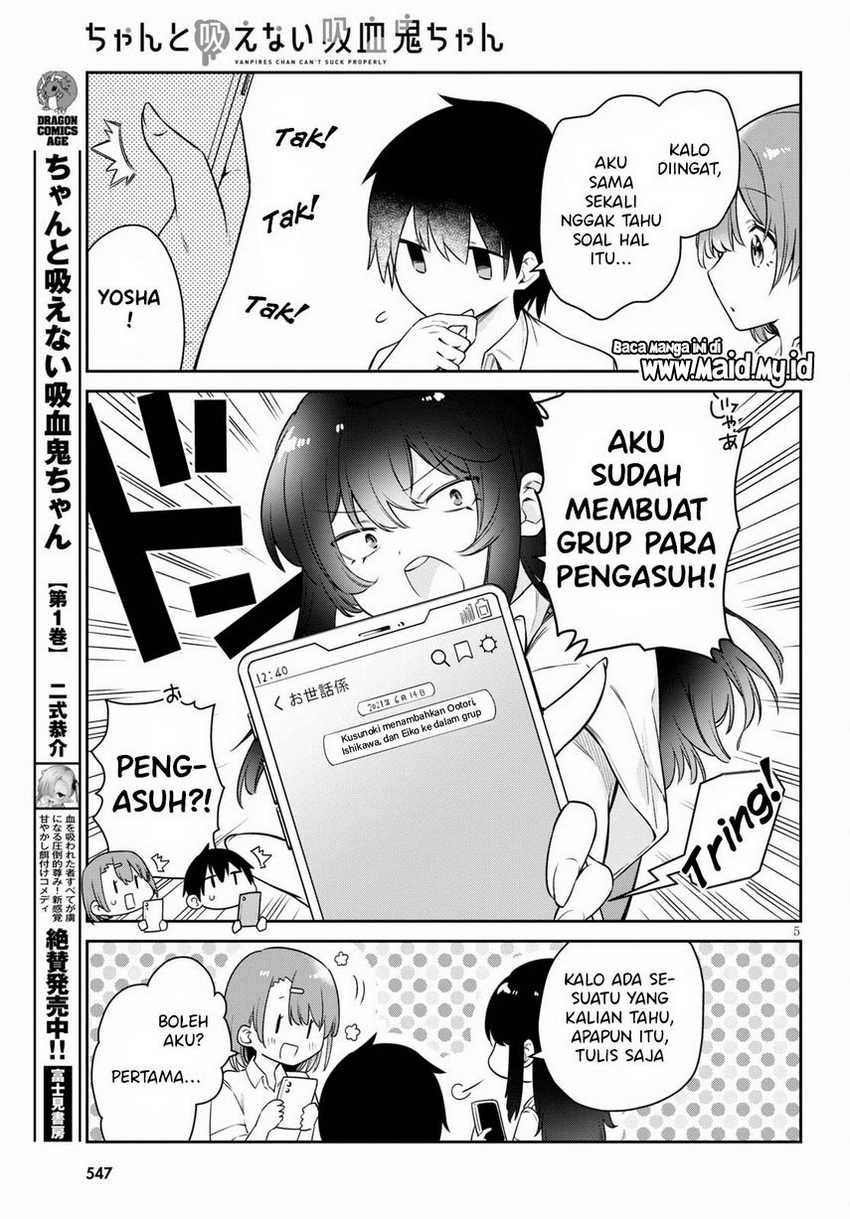 Chanto Suenai Kyuuketsuki-chan Chapter 15 - halaman 7