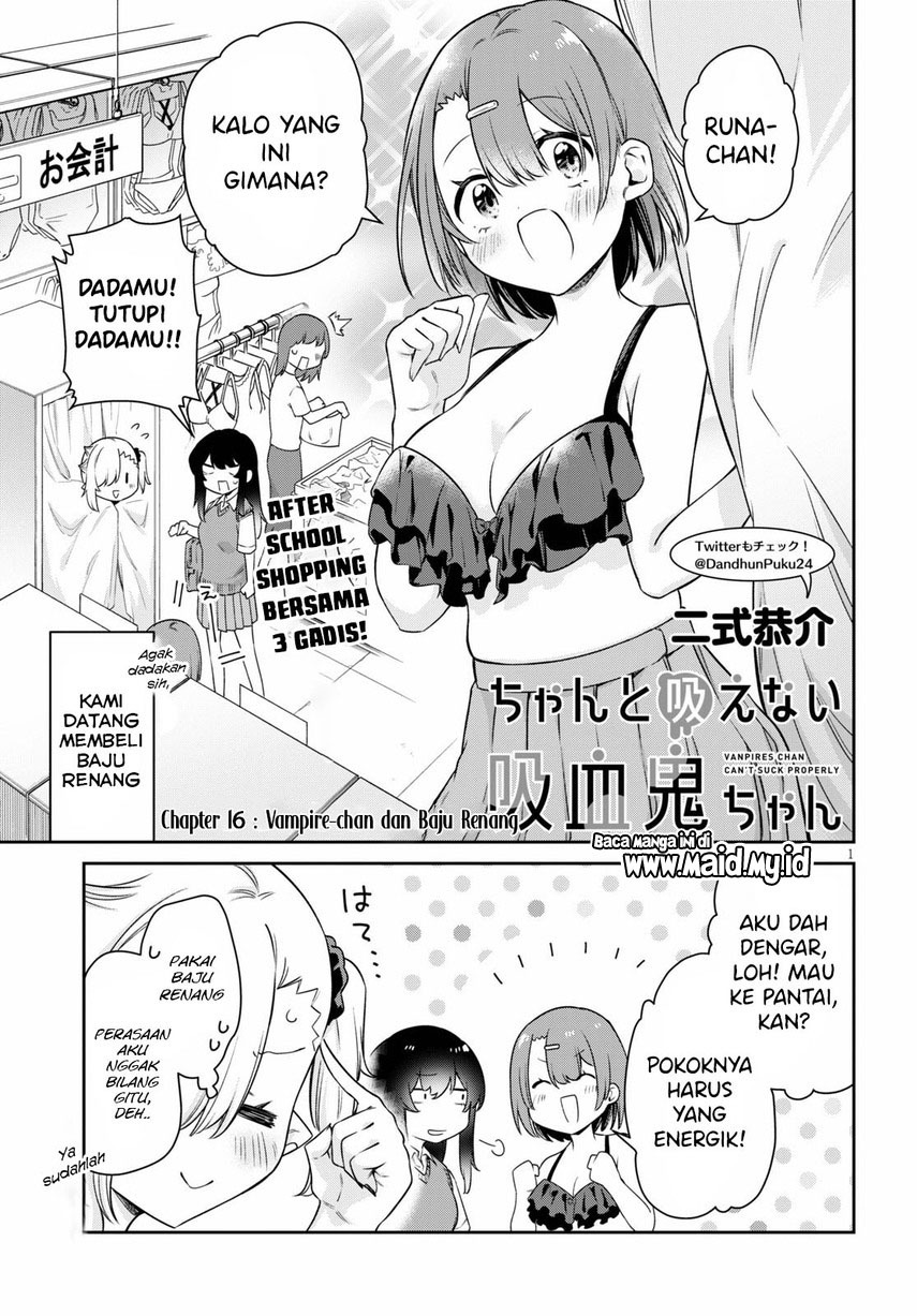 Chanto Suenai Kyuuketsuki-chan Chapter 16 - halaman 3