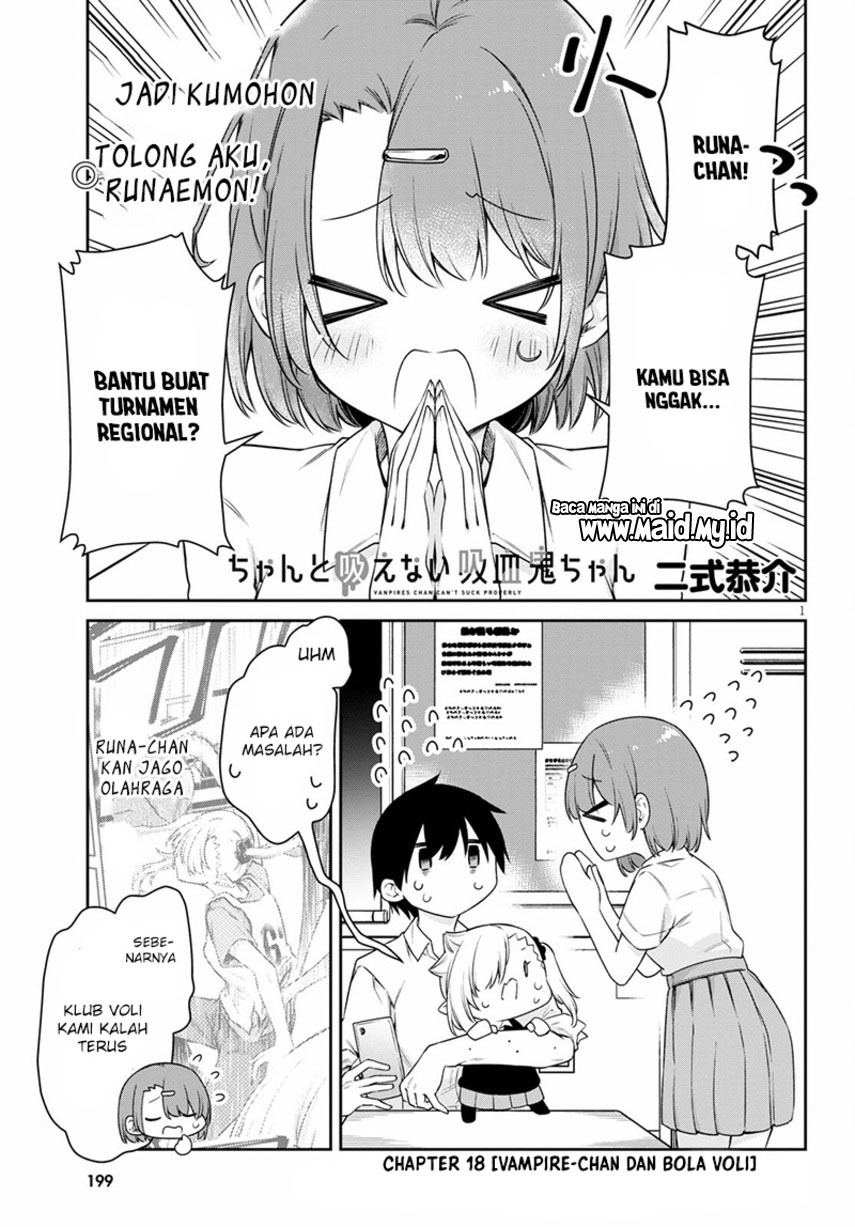 Chanto Suenai Kyuuketsuki-chan Chapter 18 - halaman 3