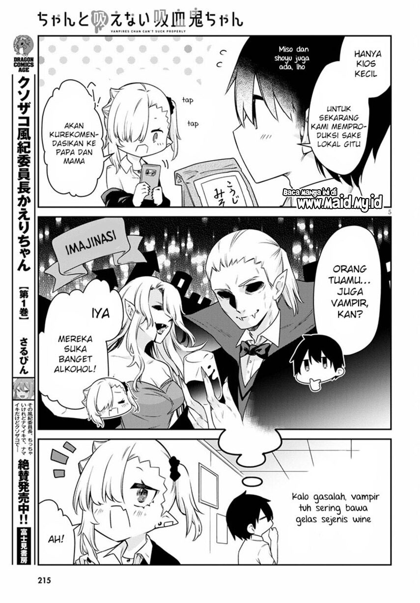 Chanto Suenai Kyuuketsuki-chan Chapter 19 - halaman 5