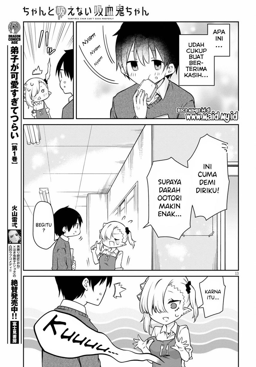 Chanto Suenai Kyuuketsuki-chan Chapter 9 - halaman 15