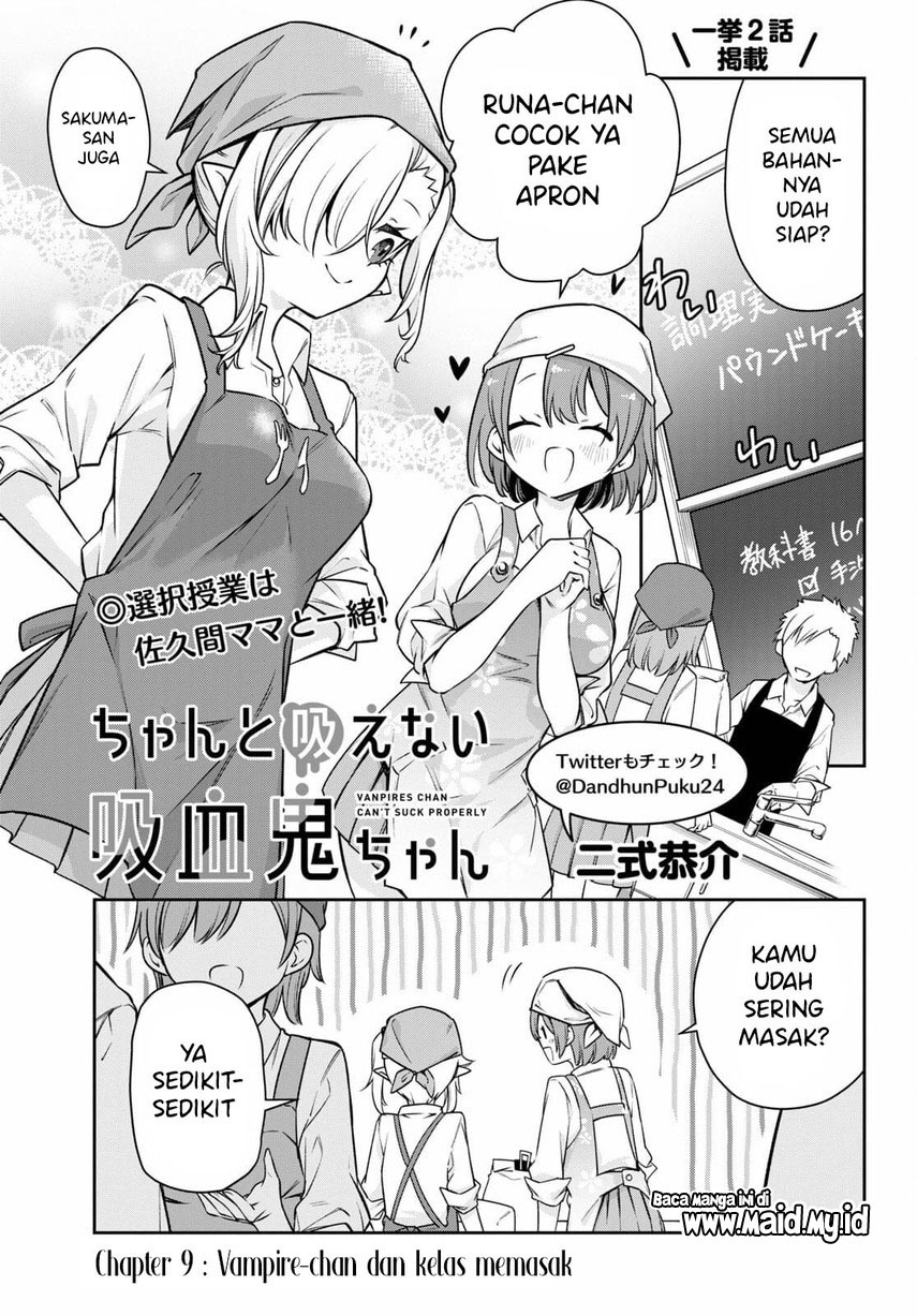 Chanto Suenai Kyuuketsuki-chan Chapter 9 - halaman 3
