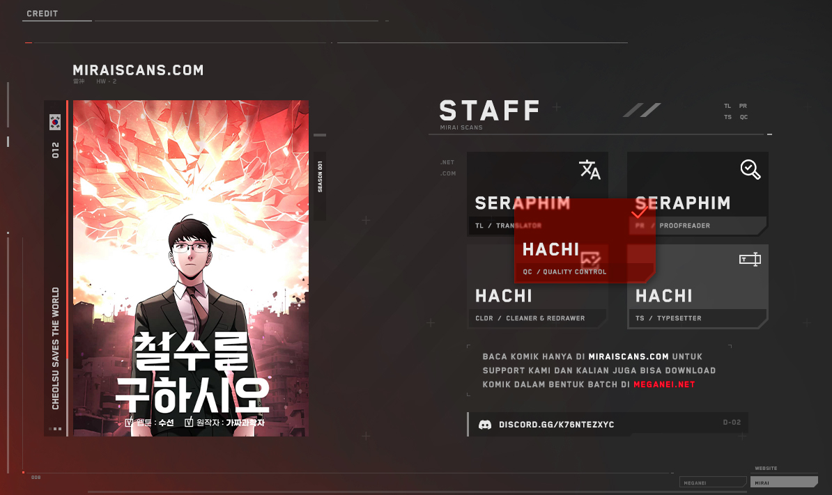 Cheolsu Saves the World Chapter 12 - halaman 1