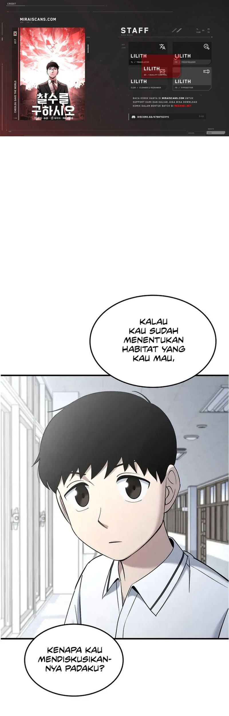 Cheolsu Saves the World Chapter 17 - halaman 1