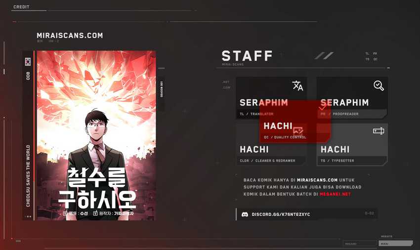 Cheolsu Saves the World Chapter 8 - halaman 1