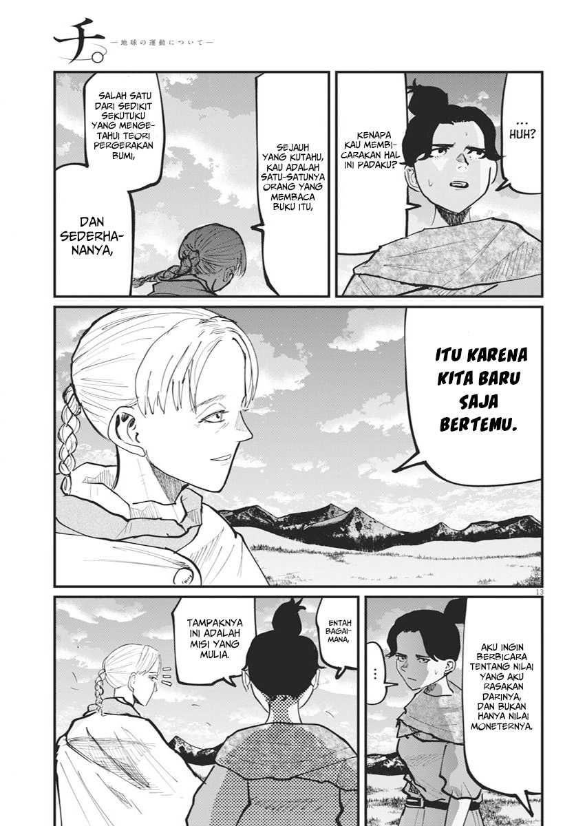 Chi. Chikyuu no Undou ni Tsuite Chapter 46 - halaman 14
