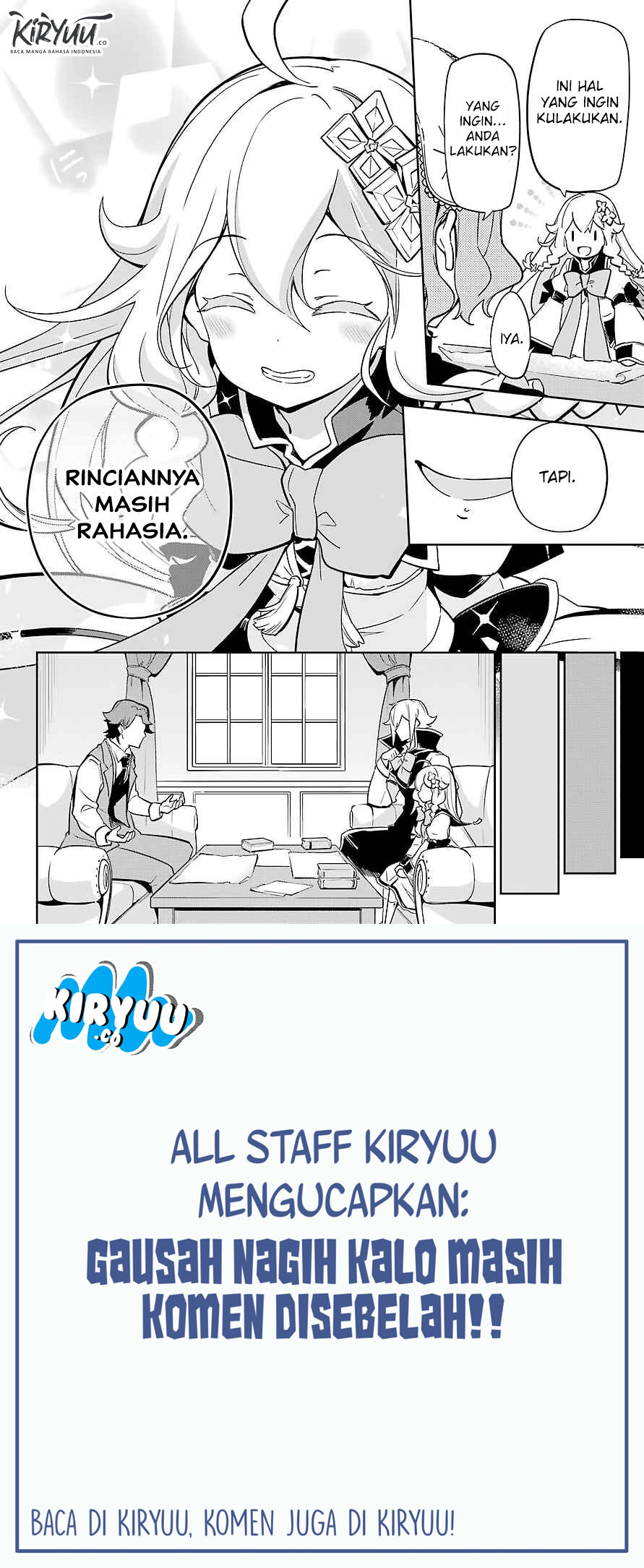 Chichi wa Eiyuu, Haha wa Seirei, Musume no Watashi wa Tenseisha. Chapter 23 - halaman 1