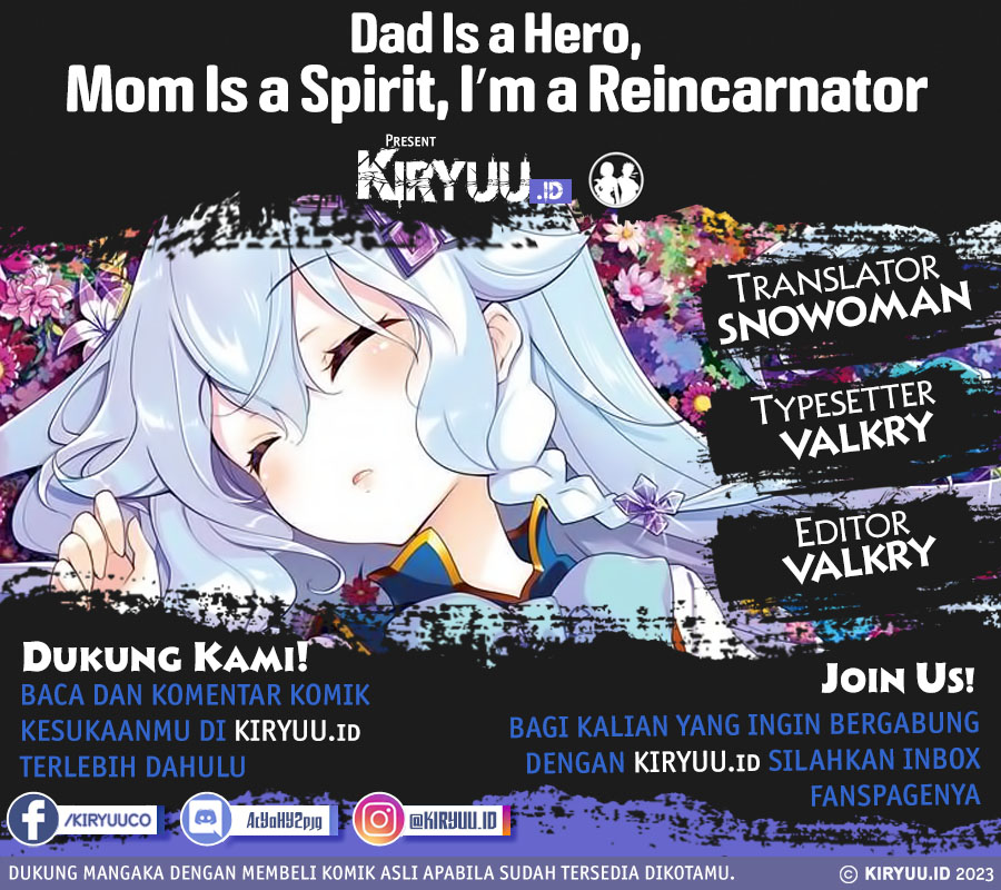 Chichi wa Eiyuu, Haha wa Seirei, Musume no Watashi wa Tenseisha. Chapter 43 - halaman 1