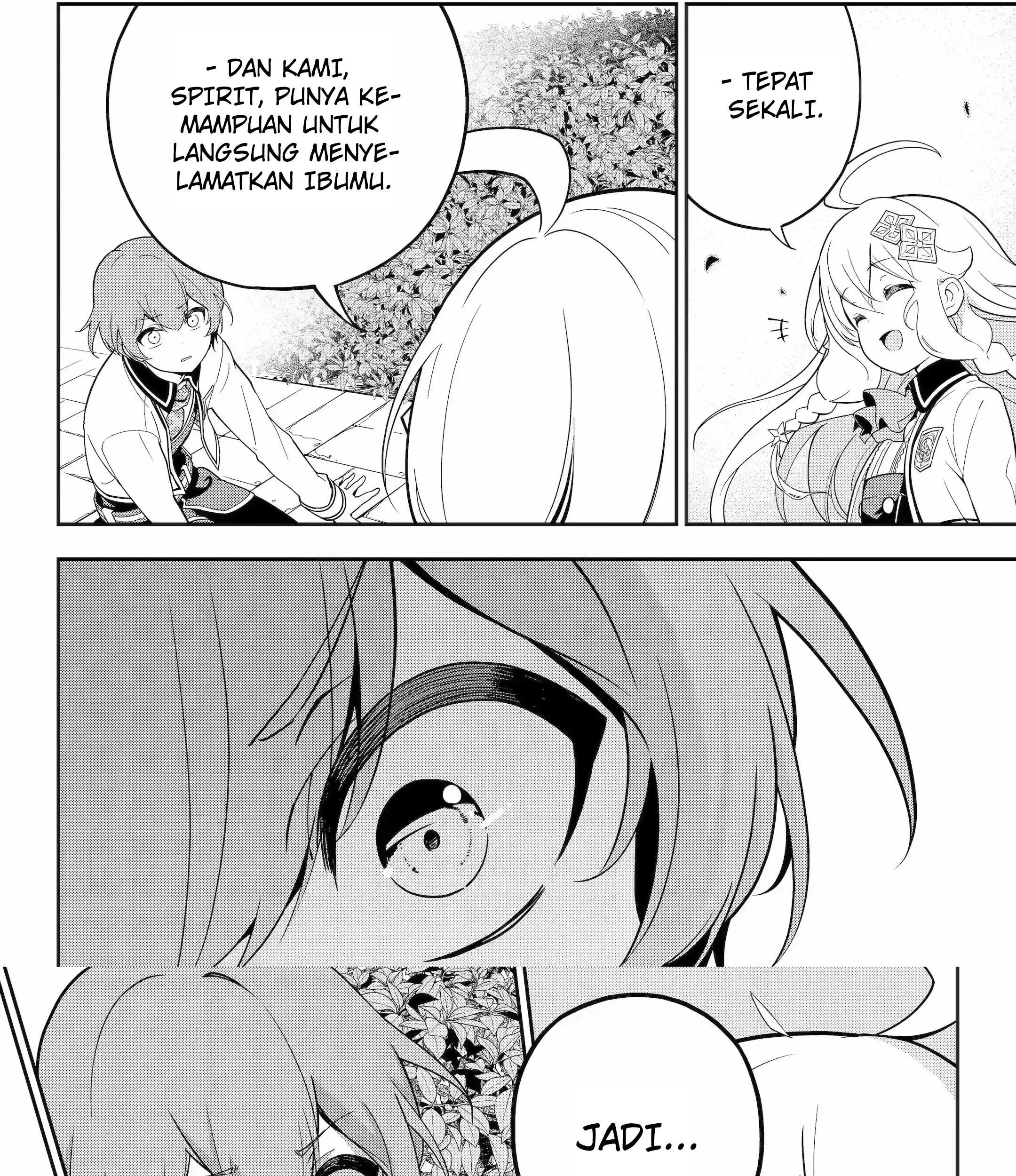 Chichi wa Eiyuu, Haha wa Seirei, Musume no Watashi wa Tenseisha. Chapter 50.1 - halaman 1