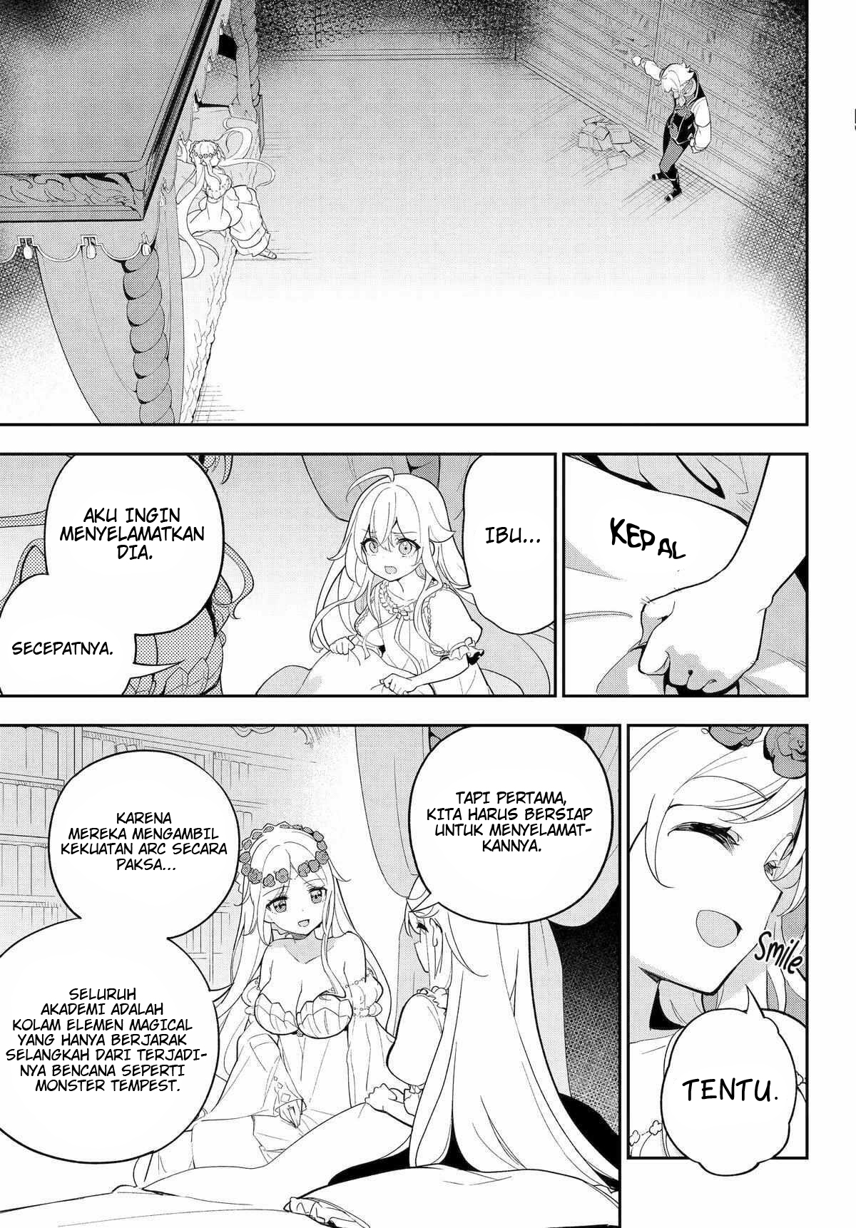 Chichi wa Eiyuu, Haha wa Seirei, Musume no Watashi wa Tenseisha. Chapter 54 - halaman 5