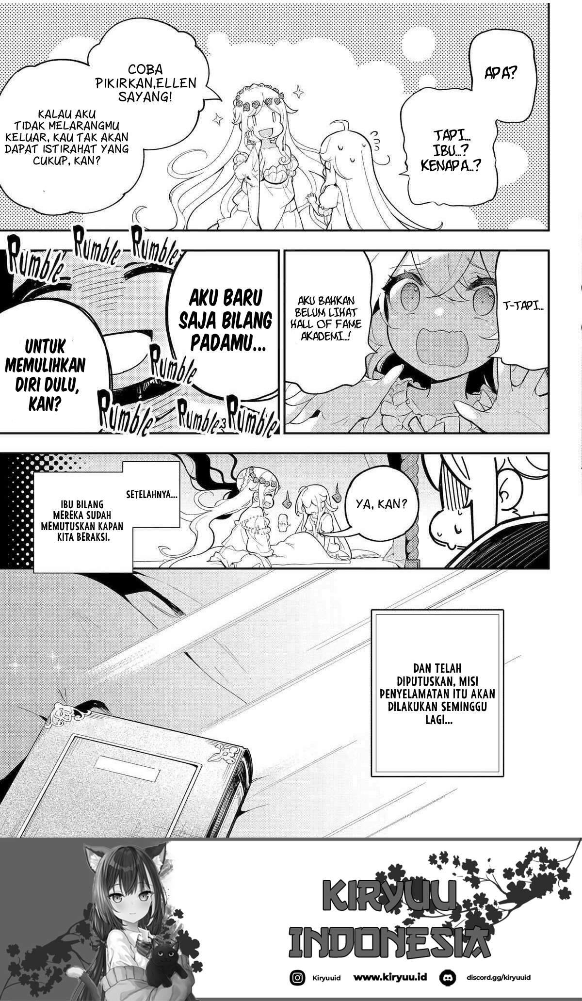 Chichi wa Eiyuu, Haha wa Seirei, Musume no Watashi wa Tenseisha. Chapter 54 - halaman 9