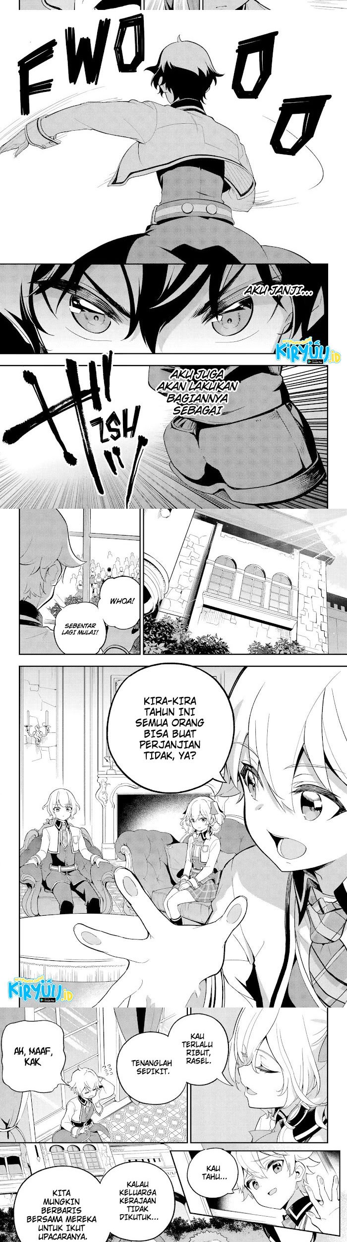 Chichi wa Eiyuu, Haha wa Seirei, Musume no Watashi wa Tenseisha. Chapter 58 - halaman 2