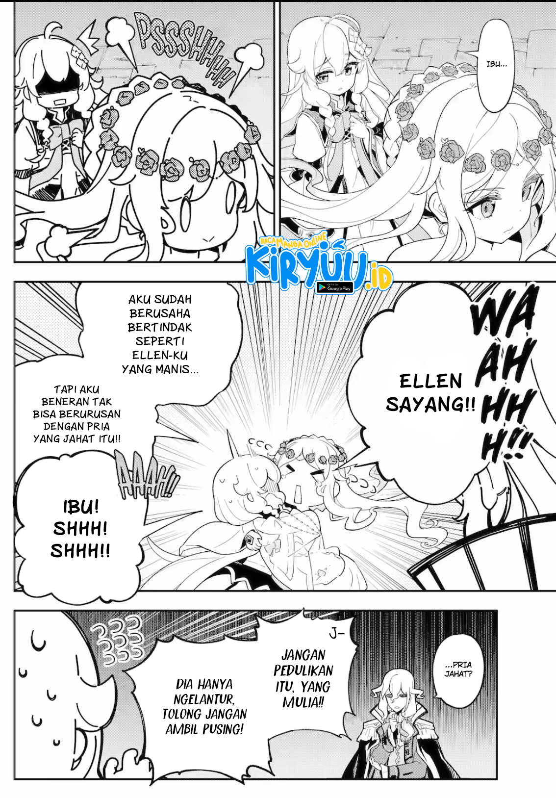 Chichi wa Eiyuu, Haha wa Seirei, Musume no Watashi wa Tenseisha. Chapter 61.2 - halaman 1