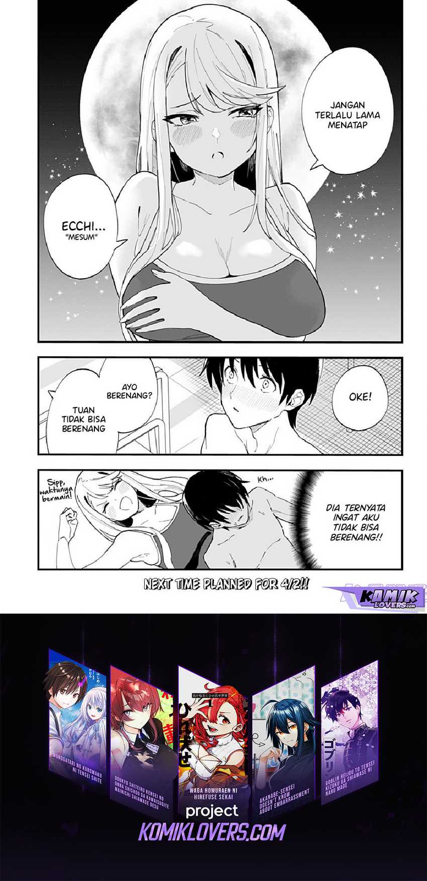 Chieri no Koi wa 8 Meter Chapter 21 - halaman 14
