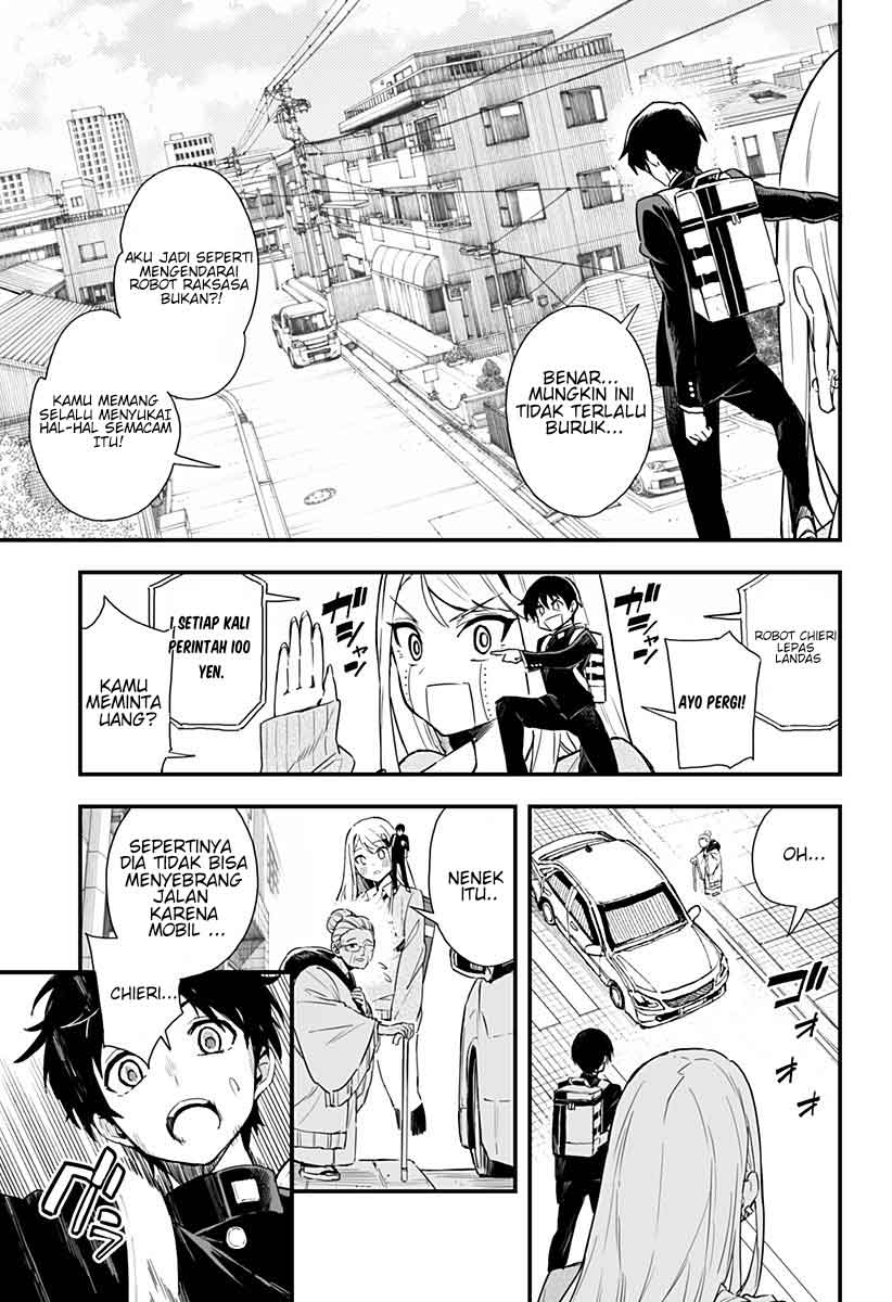 Chieri no Koi wa 8 Meter Chapter 3 - halaman 7