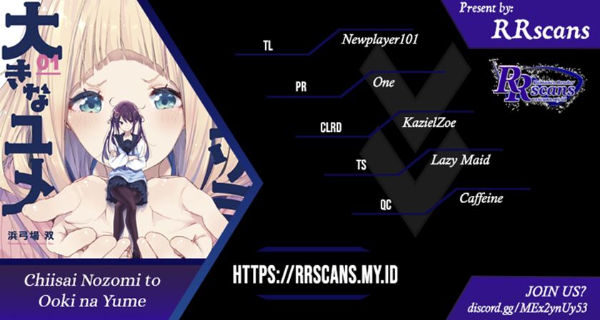 Chiisai Nozomi to Ookina Yume Chapter 1 - halaman 1