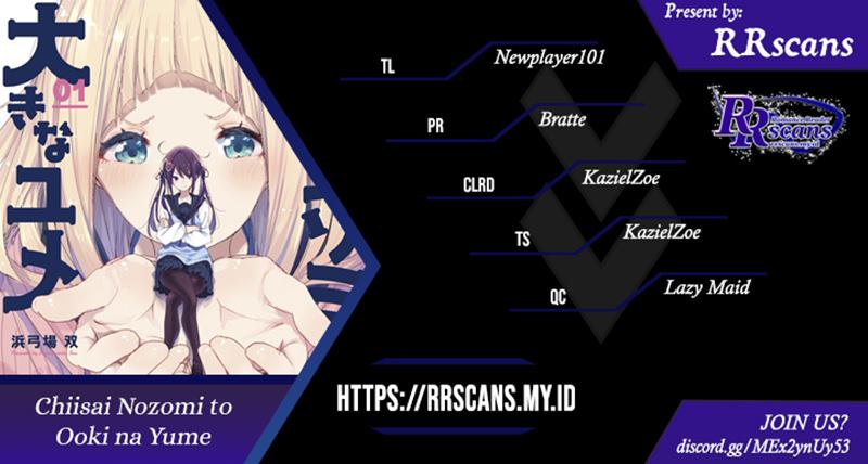 Chiisai Nozomi to Ookina Yume Chapter 3 - halaman 1