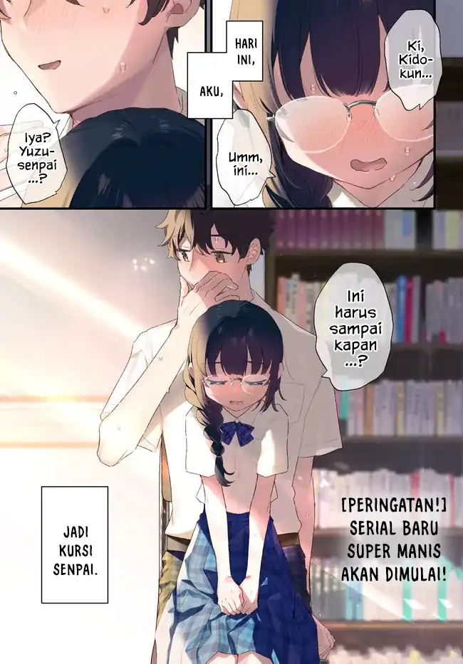 Chiisakute Kawaii Bungeibu no Chiteki na Senpai o, Hiza no Ue ni Nosetara Mainichi Suwattekuru you ni natta Chapter 1 - halaman 1
