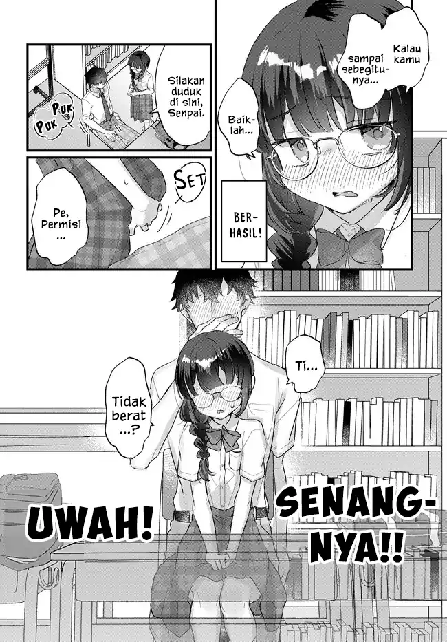 Chiisakute Kawaii Bungeibu no Chiteki na Senpai o, Hiza no Ue ni Nosetara Mainichi Suwattekuru you ni natta Chapter 1 - halaman 14