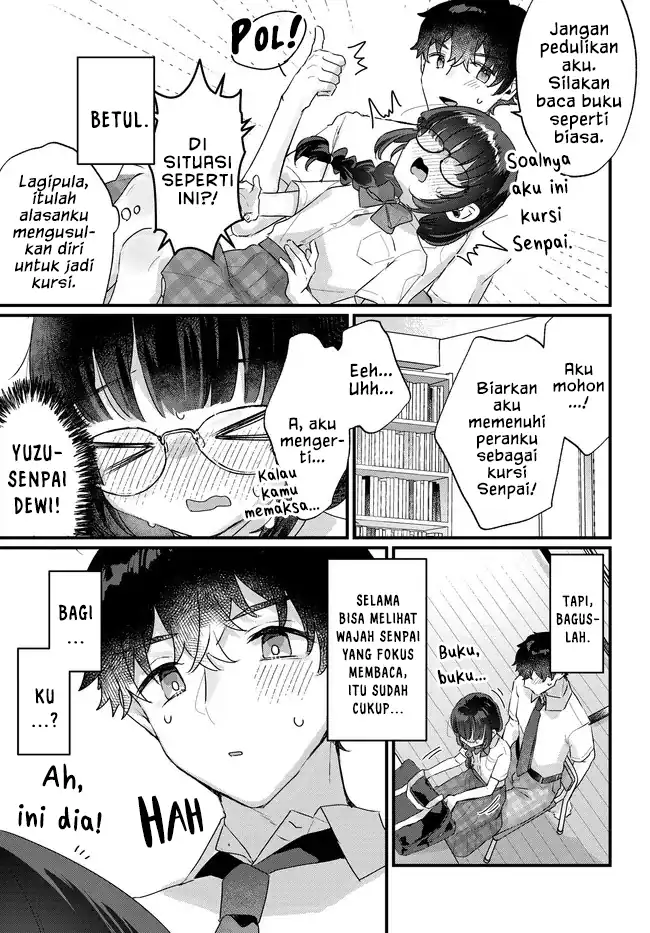Chiisakute Kawaii Bungeibu no Chiteki na Senpai o, Hiza no Ue ni Nosetara Mainichi Suwattekuru you ni natta Chapter 1 - halaman 17