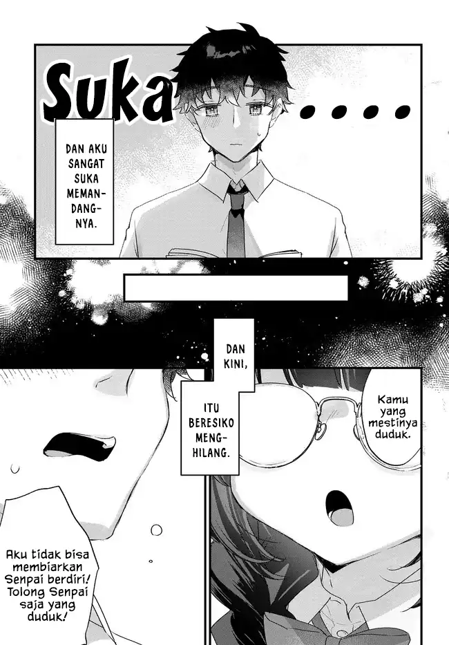 Chiisakute Kawaii Bungeibu no Chiteki na Senpai o, Hiza no Ue ni Nosetara Mainichi Suwattekuru you ni natta Chapter 1 - halaman 7