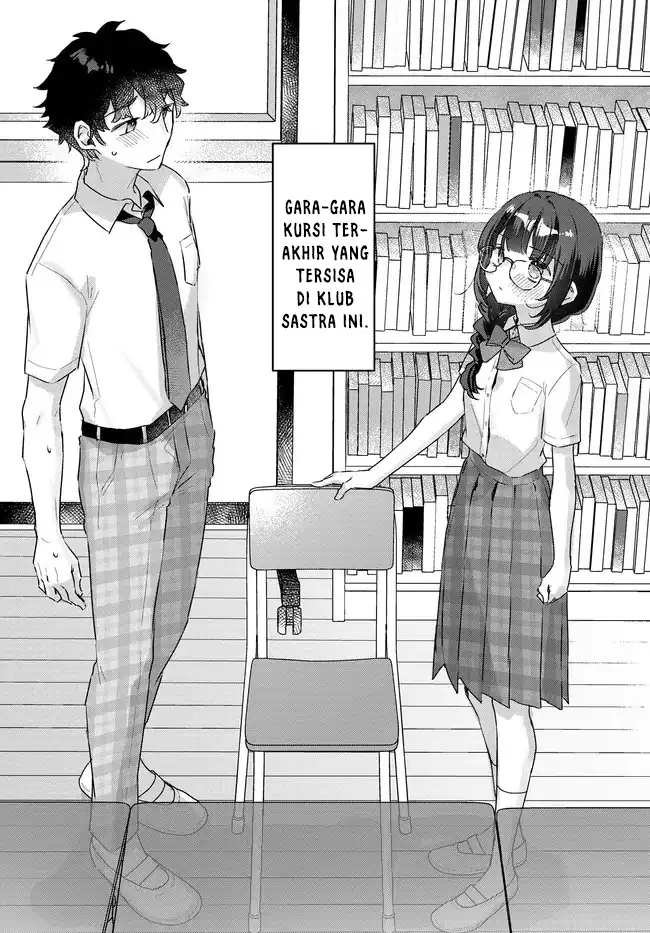 Chiisakute Kawaii Bungeibu no Chiteki na Senpai o, Hiza no Ue ni Nosetara Mainichi Suwattekuru you ni natta Chapter 1 - halaman 8