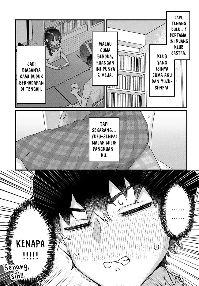 Chiisakute Kawaii Bungeibu no Chiteki na Senpai o, Hiza no Ue ni Nosetara Mainichi Suwattekuru you ni natta Chapter 2.1 - halaman 11