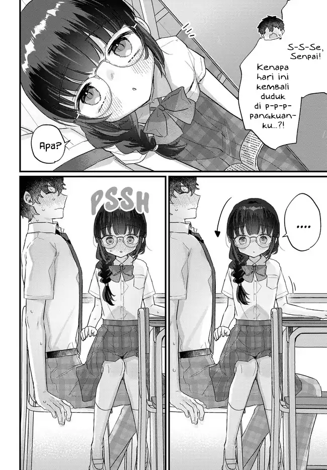 Chiisakute Kawaii Bungeibu no Chiteki na Senpai o, Hiza no Ue ni Nosetara Mainichi Suwattekuru you ni natta Chapter 2.1 - halaman 12