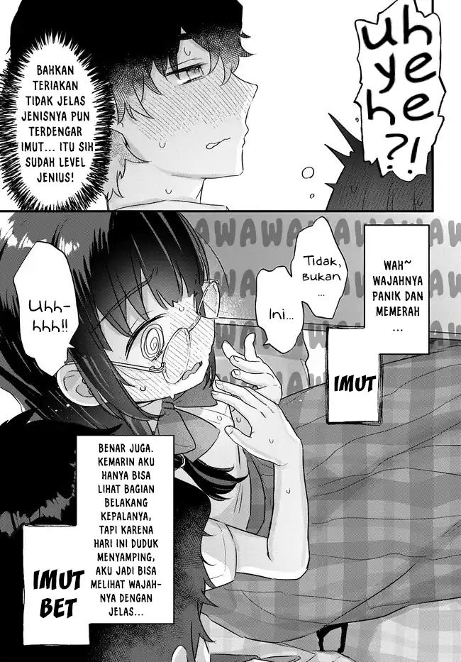 Chiisakute Kawaii Bungeibu no Chiteki na Senpai o, Hiza no Ue ni Nosetara Mainichi Suwattekuru you ni natta Chapter 2.1 - halaman 13