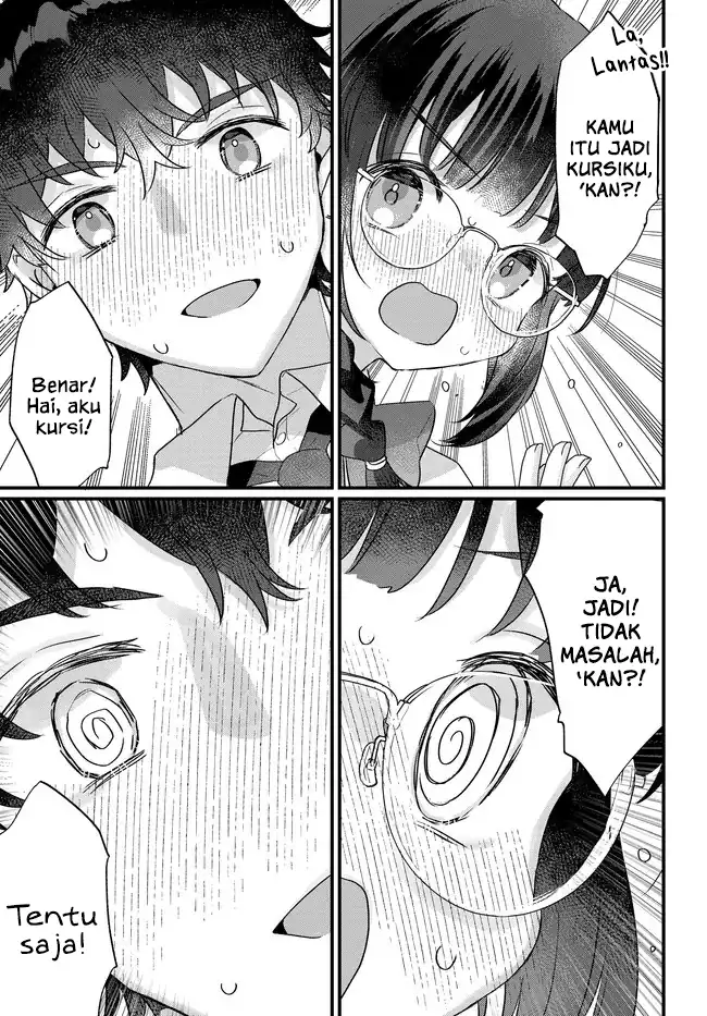 Chiisakute Kawaii Bungeibu no Chiteki na Senpai o, Hiza no Ue ni Nosetara Mainichi Suwattekuru you ni natta Chapter 2.1 - halaman 15