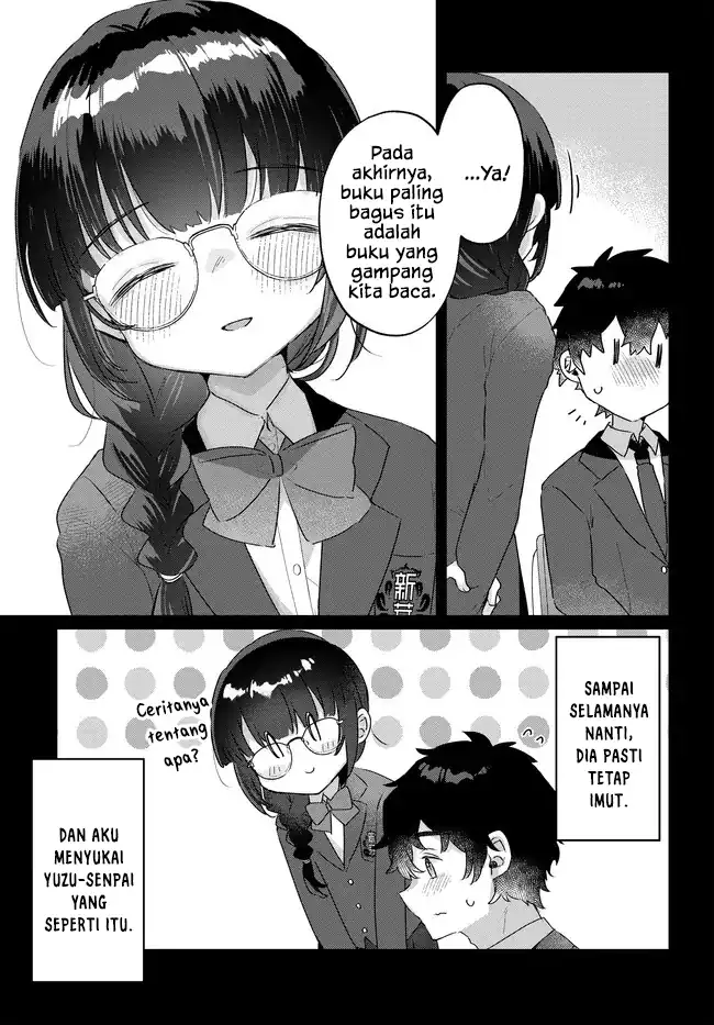 Chiisakute Kawaii Bungeibu no Chiteki na Senpai o, Hiza no Ue ni Nosetara Mainichi Suwattekuru you ni natta Chapter 2.1 - halaman 3