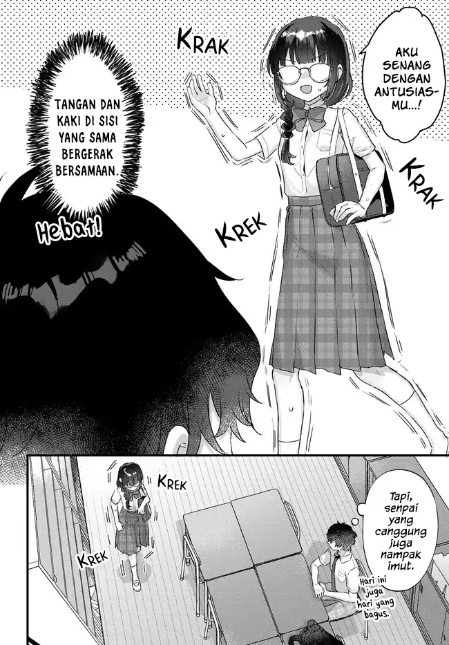 Chiisakute Kawaii Bungeibu no Chiteki na Senpai o, Hiza no Ue ni Nosetara Mainichi Suwattekuru you ni natta Chapter 2.1 - halaman 6