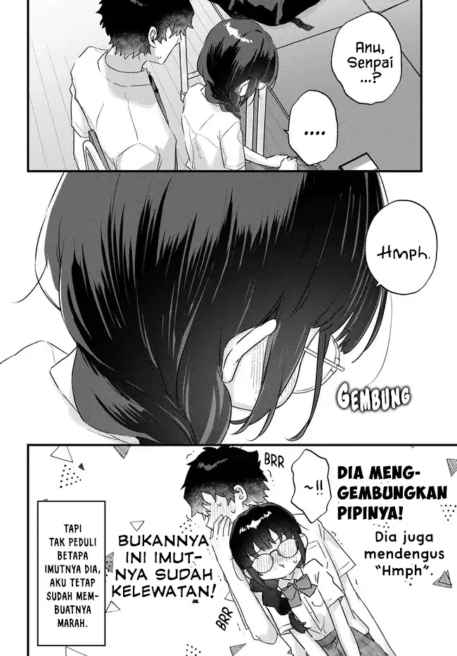 Chiisakute Kawaii Bungeibu no Chiteki na Senpai o, Hiza no Ue ni Nosetara Mainichi Suwattekuru you ni natta Chapter 3.1 - halaman 2