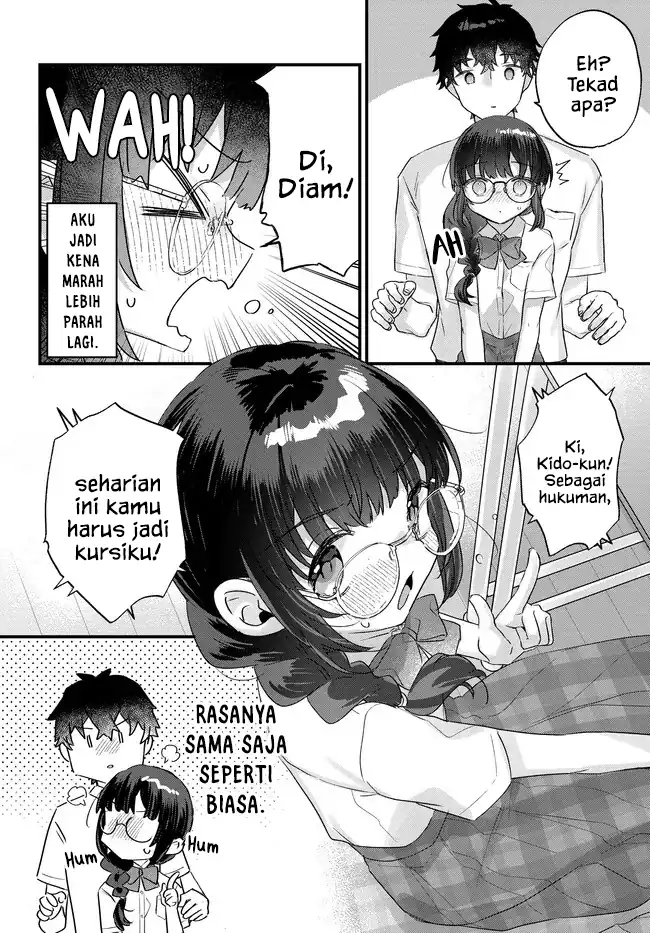 Chiisakute Kawaii Bungeibu no Chiteki na Senpai o, Hiza no Ue ni Nosetara Mainichi Suwattekuru you ni natta Chapter 3.1 - halaman 4