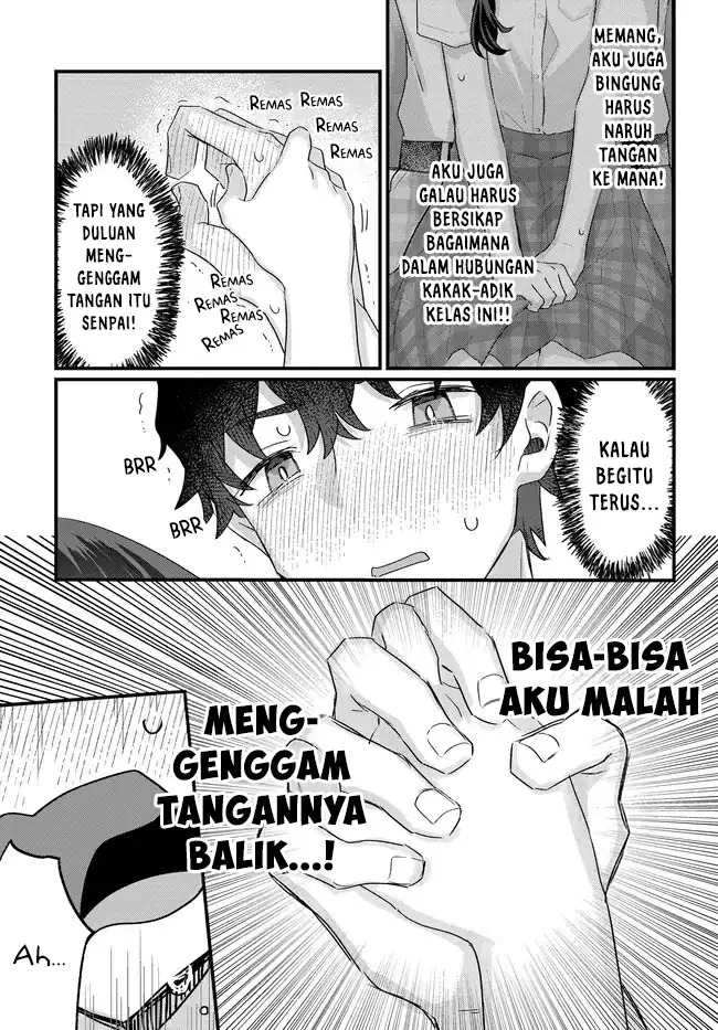 Chiisakute Kawaii Bungeibu no Chiteki na Senpai o, Hiza no Ue ni Nosetara Mainichi Suwattekuru you ni natta Chapter 3.1 - halaman 7