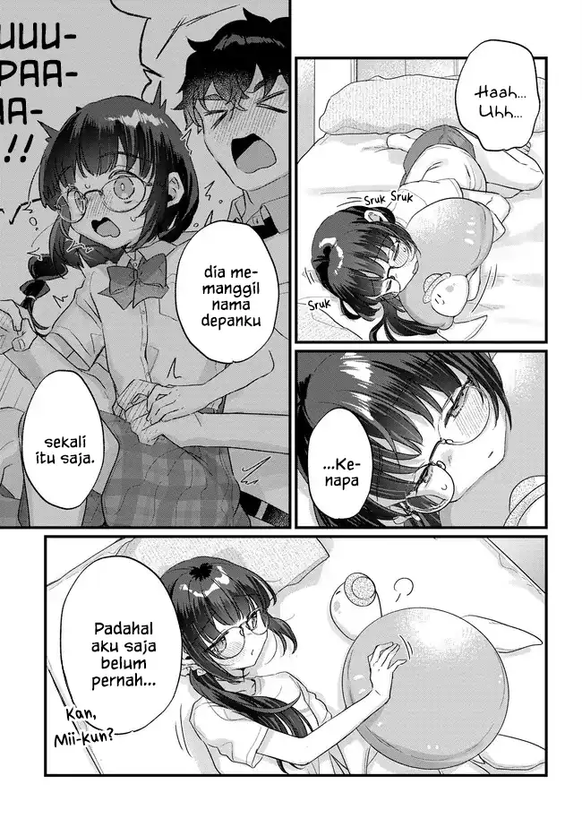 Chiisakute Kawaii Bungeibu no Chiteki na Senpai o, Hiza no Ue ni Nosetara Mainichi Suwattekuru you ni natta Chapter 3.2 - halaman 11