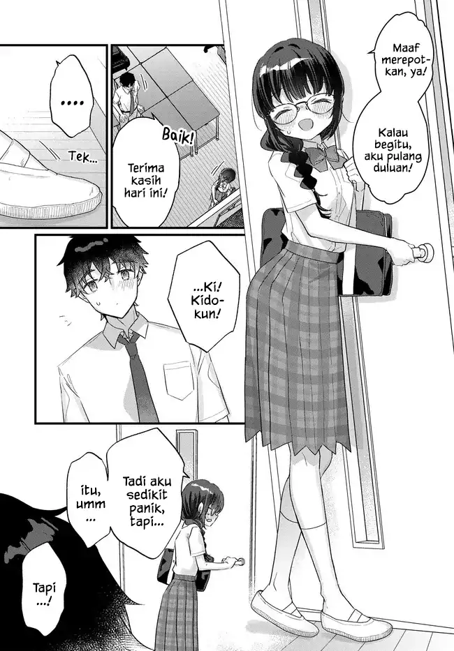 Chiisakute Kawaii Bungeibu no Chiteki na Senpai o, Hiza no Ue ni Nosetara Mainichi Suwattekuru you ni natta Chapter 3.2 - halaman 7